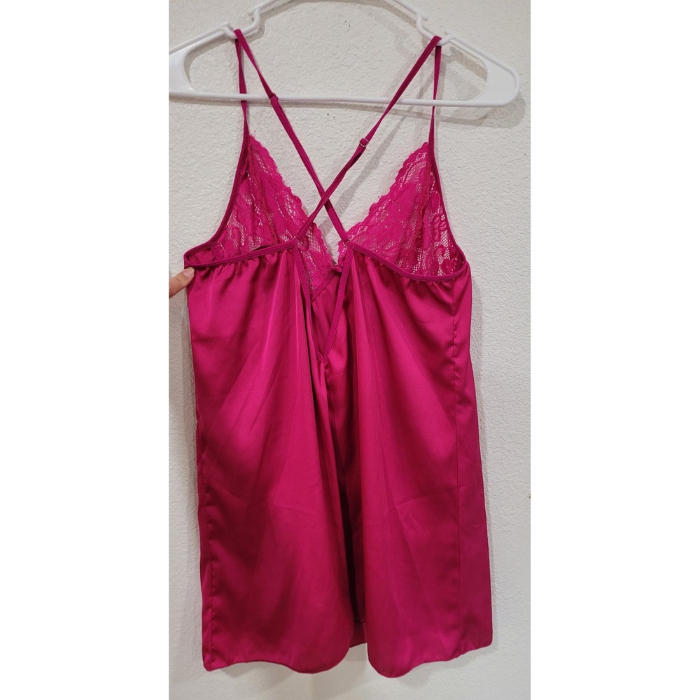 AvidLove Women's Satin Lingerie Lace Trim Slip Dress Sleepwear Plus Size‎ 16W #9